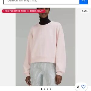 Lululemon Softstream Perfectly Oversized Cropped Crew